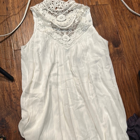 Rue21 White Lace Sleeveless Mini Dress - Picture 1 of 2